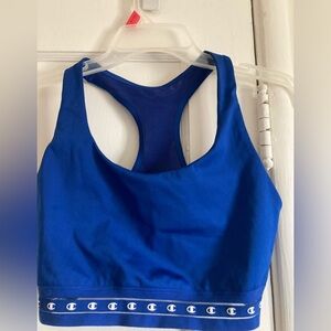 Champion Blue Moisture-Wicking Sports Bra